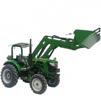 55hp 4x4 tractor with front loader backhoe